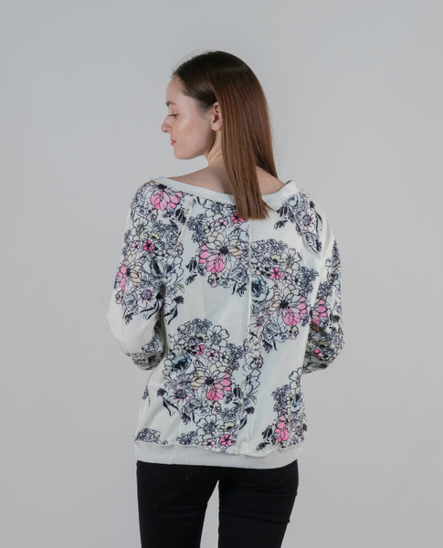 Doodled Daisy Lightweight Sweatshirt