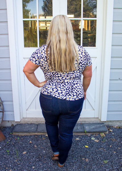 DAISY PRINT BLOUSE