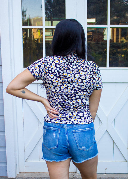 DAISY PRINT BLOUSE