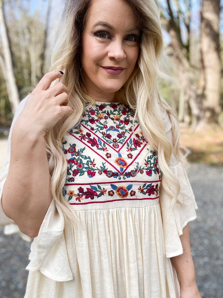 The Charlotte Embroidered Dress