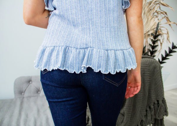 SADIE RUFFLE TOP