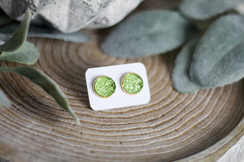 Lime Green Single Earring