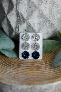 Overcast Triple Earring Set