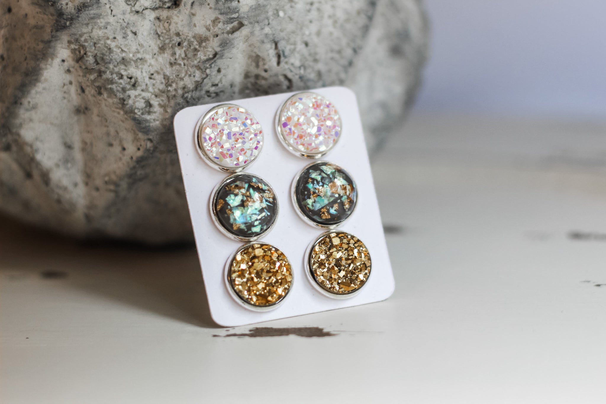 Triple Earring Set - Gold Rush