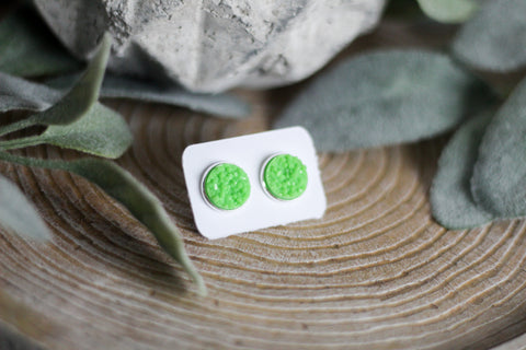 Neon Green Single Earring