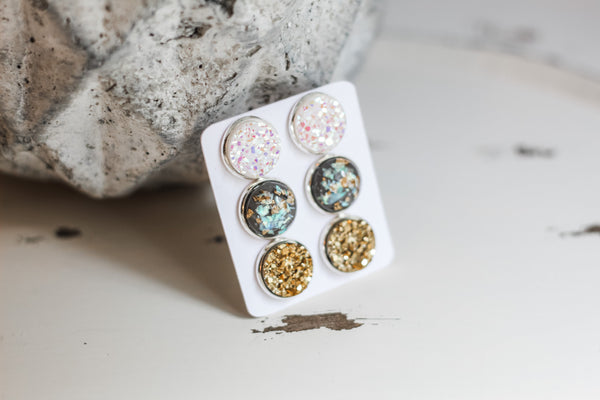 Triple Earring Set - Gold Rush