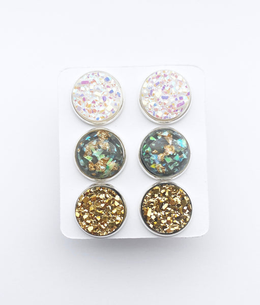 Triple Earring Set - Gold Rush